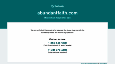 abundantfaith.com