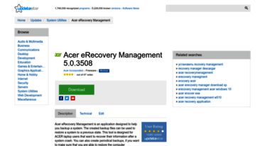 acer-erecovery-management.updatestar.com