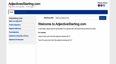 adjectivesstarting.com