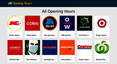 all-opening-hours.com.au