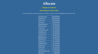allocate.com