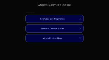 anordinarylife.co.uk
