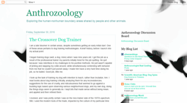 anthrozoology.blogspot.com