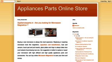 appliancespartsonlinestore.blogspot.com