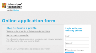 apply.roehampton-online.com