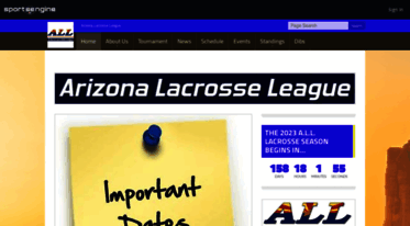 arizonalacrosseleague.com