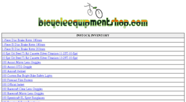 bicycleequipmentshop.com