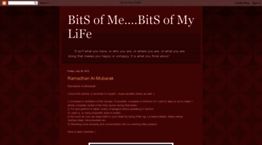 bitsofmebitsofmylife.blogspot.com