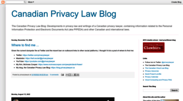 blog.privacylawyer.ca