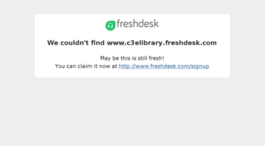 c3elibrary.freshdesk.com
