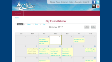 calendar.thecolonytx.gov