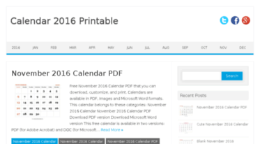 calendar2016printable.com