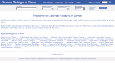 caravan-holidays-in-devon.co.uk