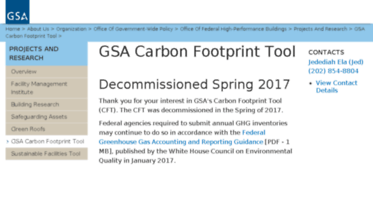 carbonfootprint.gsa.gov