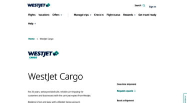 cargo.westjet.com