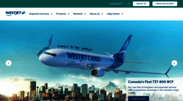cargo.westjet.com
