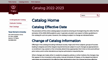 catalog.twu.edu