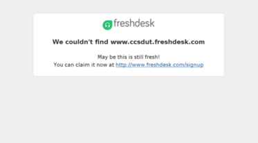 ccsdut.freshdesk.com