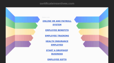 certificateincentives.com