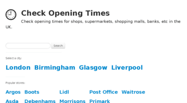 check-opening-times.co.uk