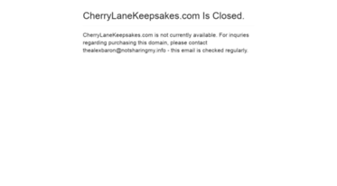 cherrylanekeepsakes.com