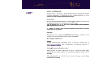 claws.wcu.edu