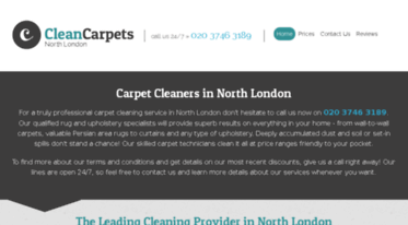 cleancarpetsnorthlondon.co.uk