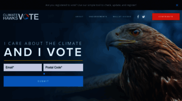 climatehawksvote.com