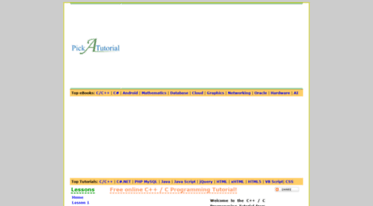 cprogramming.pickatutorial.com