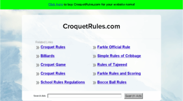 croquetrules.com