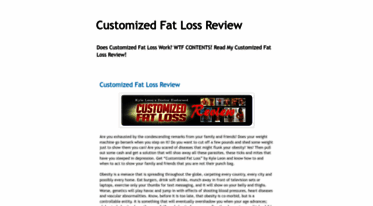 customized-fat-loss-reviewed.blogspot.com