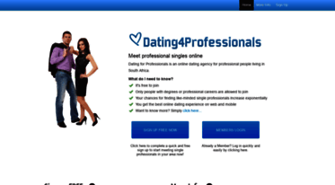 dating4professionals.co.za