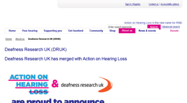 deafnessresearch.org.uk