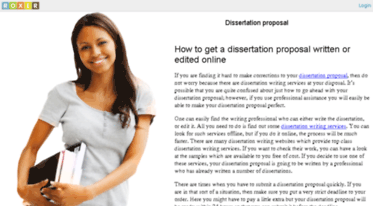 dissertationproposal.roxer.com