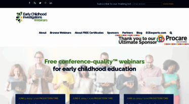 earlychildhoodwebinars.com