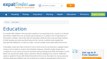 education.expatfinder.com