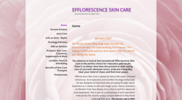 efflorescence.skincaretherapy.net