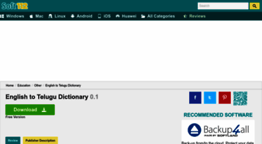 english-to-telugu-dictionary.soft112.com