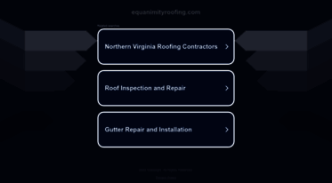 equanimityroofing.com