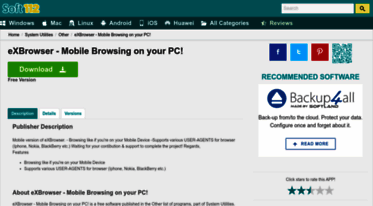 exbrowser-mobile-browsing-on-your-pc.soft112.com