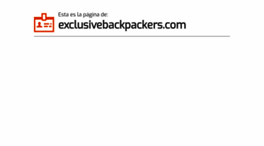 exclusivebackpackers.com