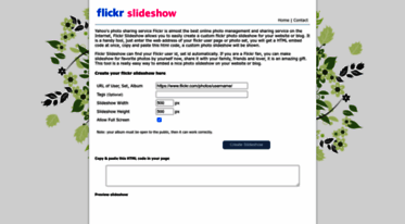 flickrslideshow.com