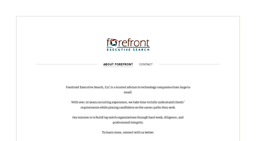forefrontsearch.com