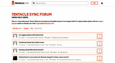 forum.tentaclesync.com
