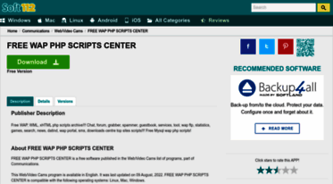 free-wap-php-scripts-center.soft112.com