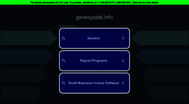 genesyslab.info