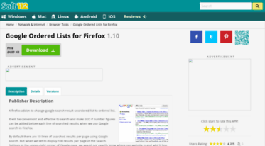 google-ordered-lists-for-firefox.soft112.com