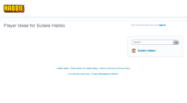 habbo.uservoice.com