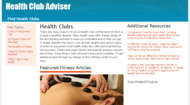 healthclubadviser.com