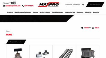 high-pressure-products.maxprotech.com